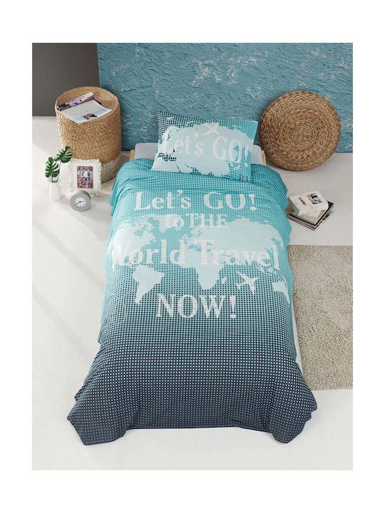 Beauty Home Σετ Σεντόνια Μονά Βαμβακερά Βεραμάν 165x240cm 3τμχ