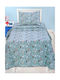 Sheet Set Single Cotton Petrol 160x270cm