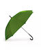 Promotional Umbrella Black Plastic Handle Code 8766 Green