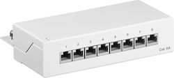 Goobay Patch Panel Shielded 12 Θυρών Λευκό