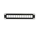 Extralink Οπτικό Patch Panel για Rack 10" 12 Θυρών Μαύρο