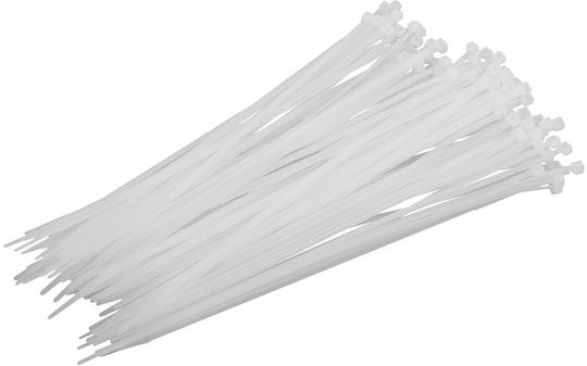 Proline Legături Cablu Din Plastic 200mmx4.8mm În Culoare Albă 100 Buc