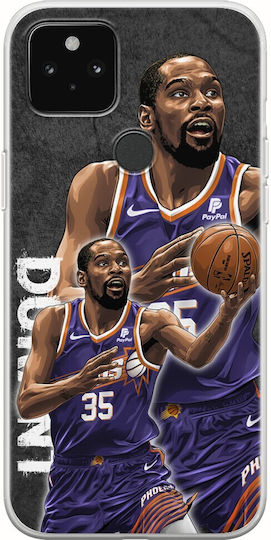 Nba Stars - Kevin Durant Задна корица Силикон Многоцветен (Google Pixel 5)