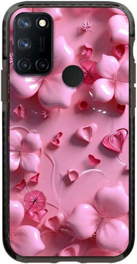 Husă pentru telefon mobil cu flori 3D design multicolor Realme 7i