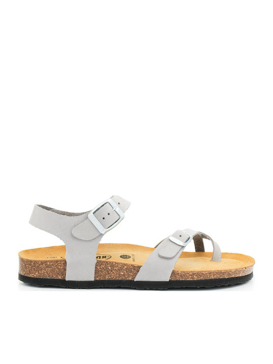 Plakton Leather Women's Flat Sandals with Strap...