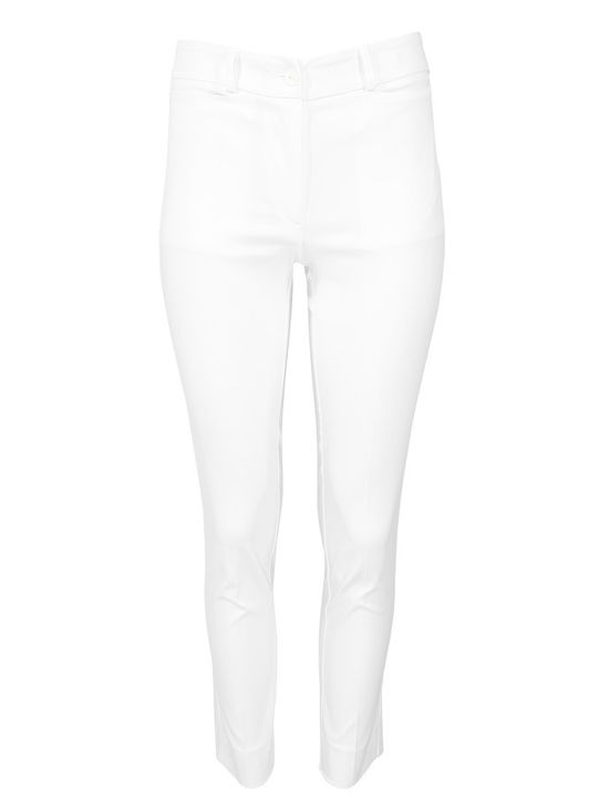 White Basic Trousers