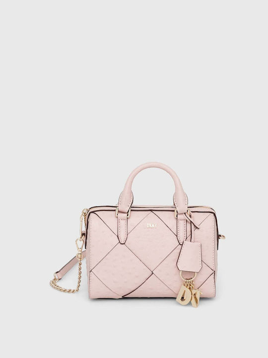 Dkny Leather Handbag Color Pink R31dwt38