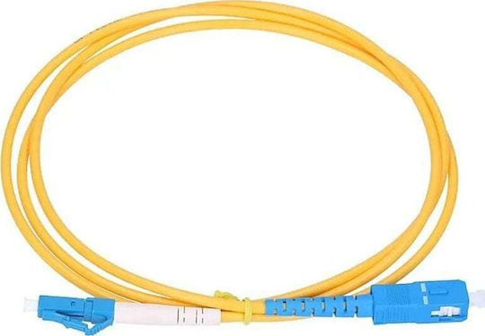 Extralink Extralink Optische Faser Kabel LC/UPC-SC/UPC 3m Gelb