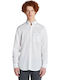 Long-sleeved Cotton Shirt White