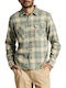 Brixton Men's Shirt Checked Green