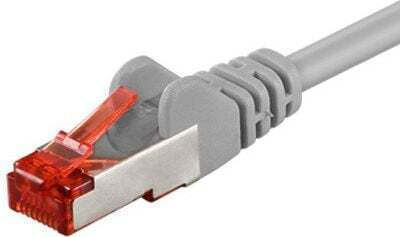 Goobay S/FTP Kat.6 Gigabit Netzwerkkabel Ethernet 1m Graues