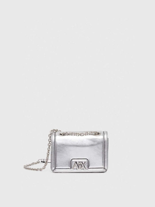 Armani Exchange Handbag Silver Color 942986.4r701