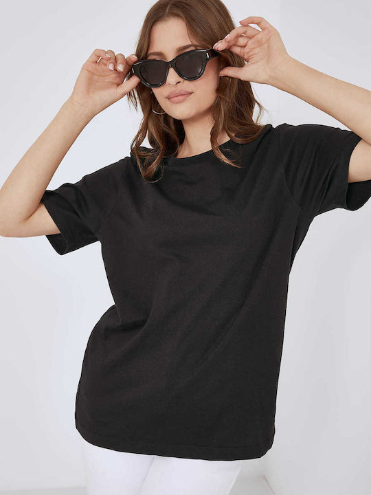 Γυναικείο T-shirt Μαύρο