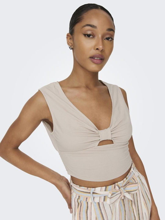Only Jany Women's Blouse Long Sleeve Gray