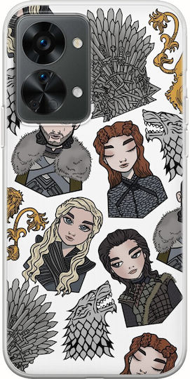 Game Thrones Back Cover Silicon Multicolor (OnePlus Nord 2T)