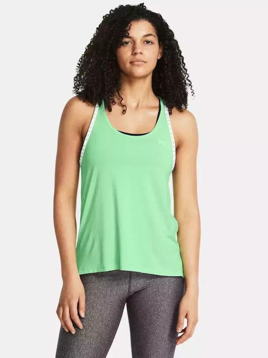 Under Armour Damen Sportliches Bluse Ärmellos Grün