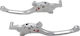 Racing Boy Set of Motorcycle Brake/Clutch Levers for Yamaha X-MAX Silver 01LV267S
