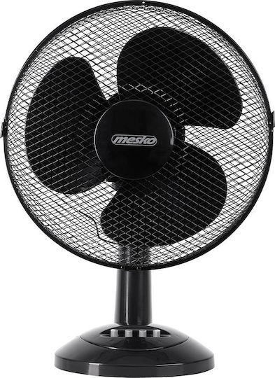 Mesko MS-7309B Επιτραπέζιος Ανεμιστήρας 70W Διαμέτρου 30cm Μαύρος