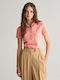 Gant Damen Polo Bluse Rosa