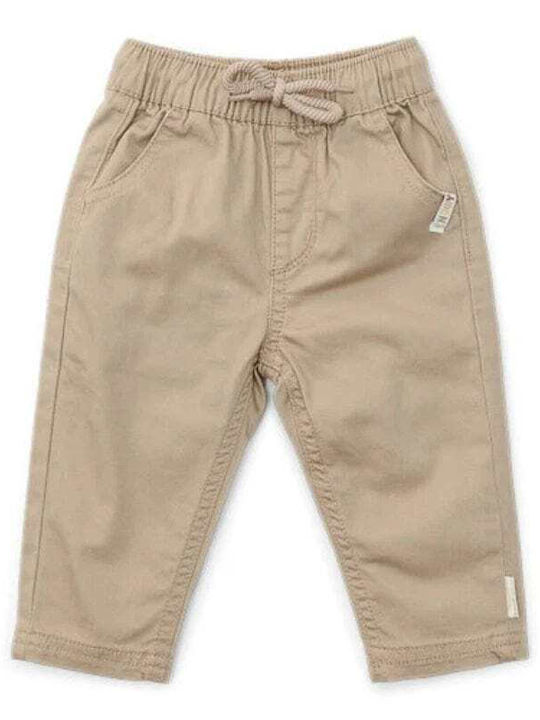 Kinder Schlaghose Stoff Beige