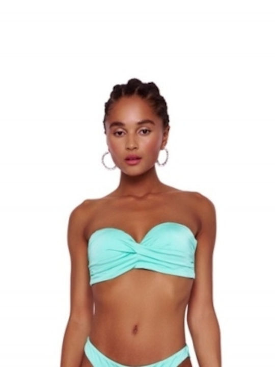 Bluepoint Strapless Bikini Top C Cup Τιρκουάζ