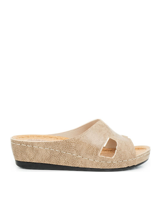 Manlisa Πλατφόρμες Beige