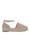 Women's Leather Espadrilles Brown