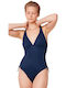 Triumph One-Piece Swimsuit with Padding Blue