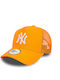 New Era Essential A-frame Jockey mit Netz Orange