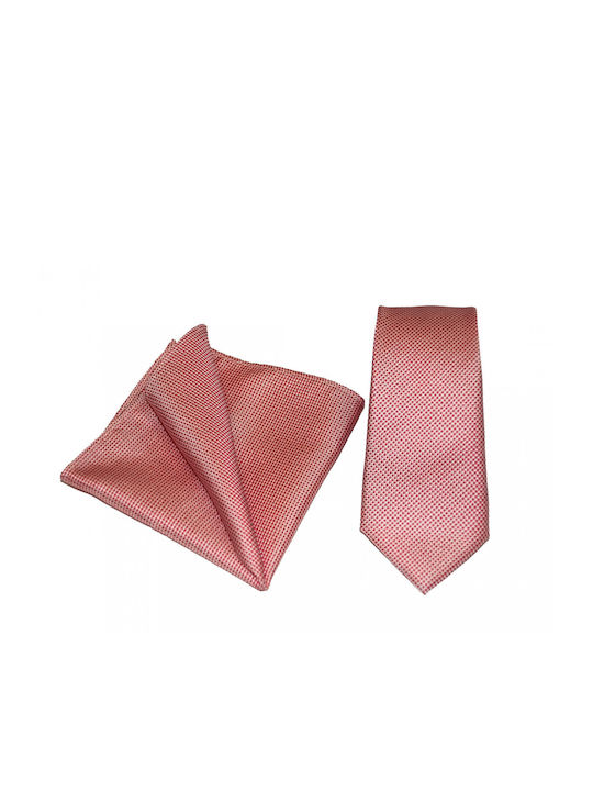 Leonardo Uomo Men's Tie in Pink Color