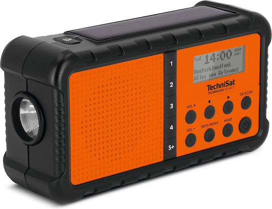 Technisat Techniradio Solar 2 Φορητό Ραδιόφωνο Ηλιακό DAB+ Πορτοκαλί