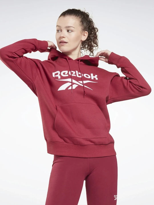 Reebok Identity Big Logo Γυναικείο Φούτερ Crimson