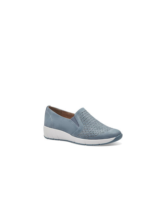 Jana Anatomisch Damen Slip-Ons Blau