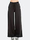 Benation Terry Wide Leg Hose Damen Sweatpants Schwarz