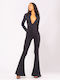 Women's Long-sleeved One-piece Suit Black