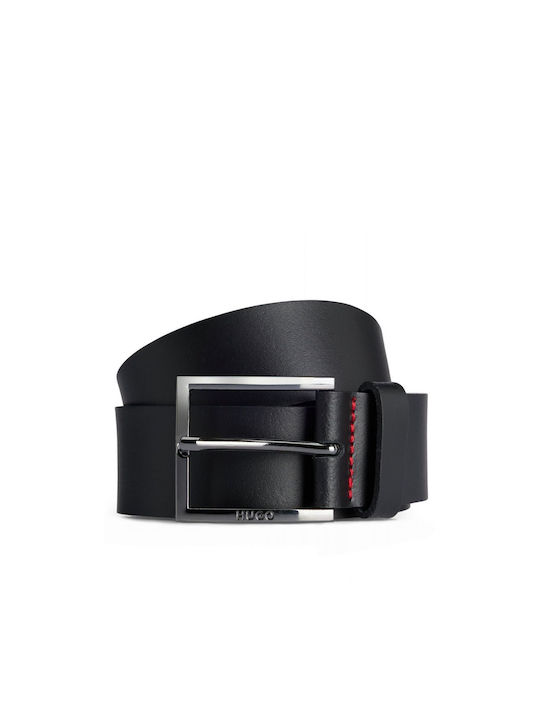 Hugo Men's Leather Belt Black