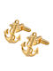 Gold Anchor Cufflinks
