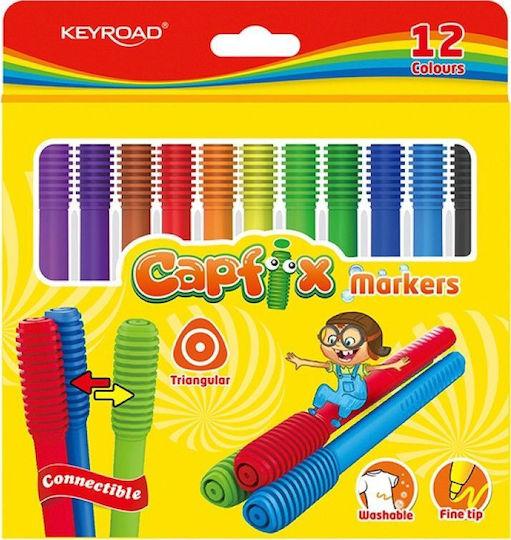Keyroad Textmarker Mehrfarbig 12Stück