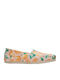 Ombre Woven Women's Fabric Espadrilles Orange
