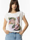 Tiffosi Damen T-shirt Off-White