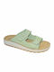 Fly Flot Anatomic Leather Women's Sandals Green