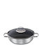 Rosle Elegance Proplex Pfanne aus Aluminium mit Deckel 28cm