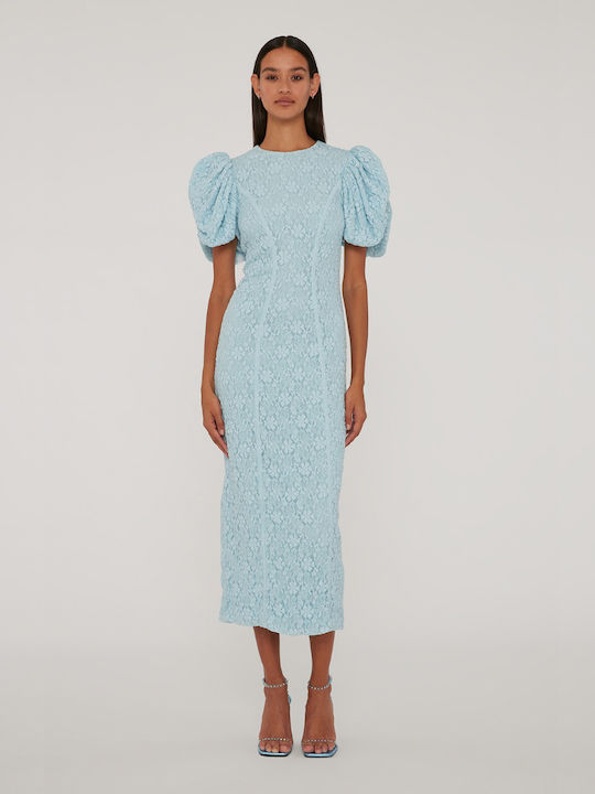 Rotate Midi Dress for Wedding / Baptism Blue