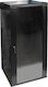Delta Επιτοίχια Καμπίνα Rack 27U Μαύρο EPRADO-R19-27U/600