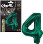 Balloon Foil Number Green