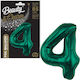 Balloon Foil Number Green