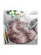 Strado Carpets Χαλί Στρογγυλό Shaggy Ombrepurple (pink) Φ120cm