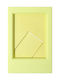 Loveinstant Plastic Photo Frame with Yellow Frame