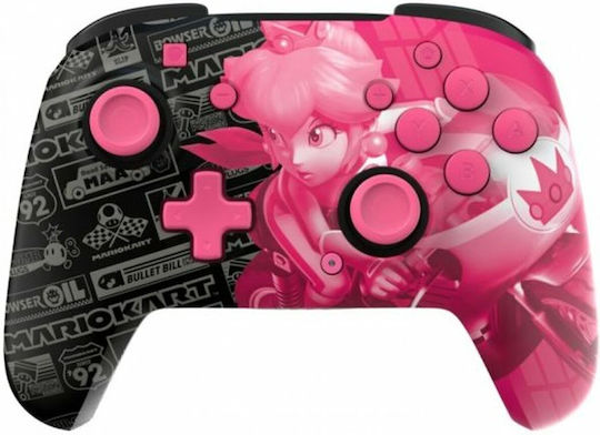PDP Rematch Glow Kabellos & Verkabelt Gamepad für Schalter Grand Prix Peach