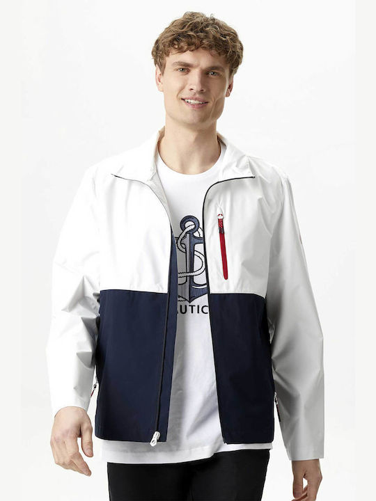 Nautica Jacket White - Blue